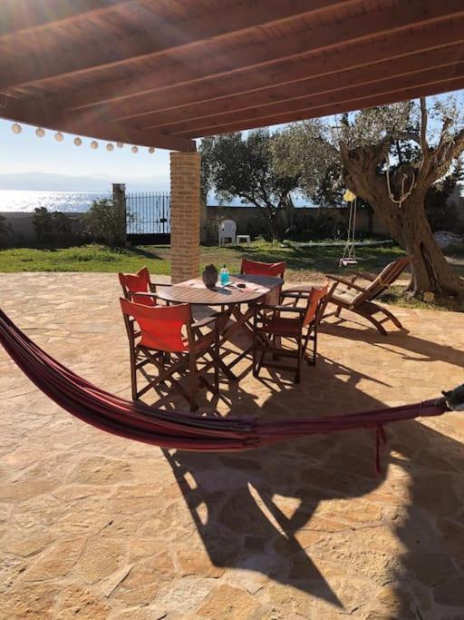 הוילה אגם ווליאגמני House By The Sea At Skaloma, Loutraki מראה חיצוני תמונה